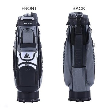 ASK ECHO T-Lock Golf Cart Bag with Organizer Divider