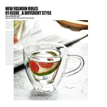 Heart Shaped Espresso Mugs - Unique Romantic Drinkware