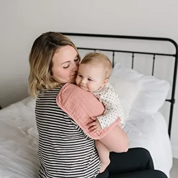 Natemia Muslin Baby Washcloths for Newborns - Ultra Soft 5 Piece Set