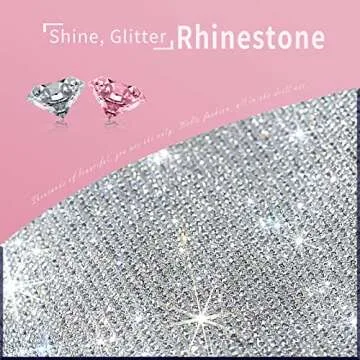 INSAUTO Bling Car Accessories, Rhinestone Handle Protector