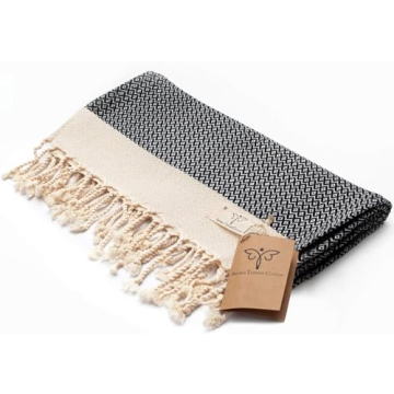 SMYRNA Turkish Cotton Hand Towels Set of 2 - Luxury & Absorbent