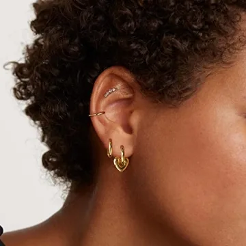 YeGieonr Gold Hoop Earrings - Versatile Huggie Jewelry