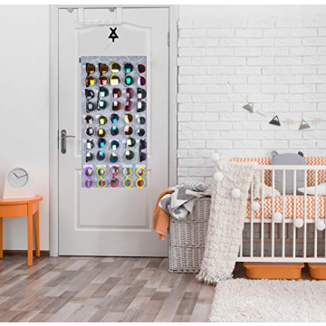 AROUY Sunglasses Organizer with 25 Felt Slots for Easy Storage