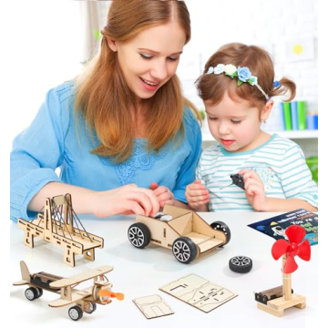 STEM Valentine Cards Kit for Kids - Fun Educational Projects