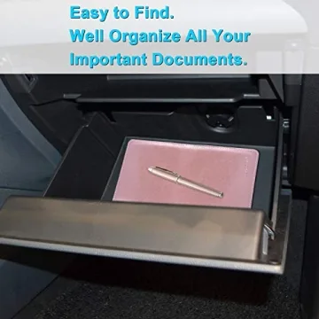 Wisdompro Premium Car Document Holder For Vehicle Essentials
