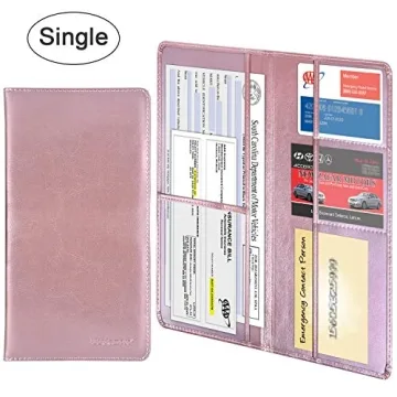 Wisdompro Premium Car Document Holder For Vehicle Essentials