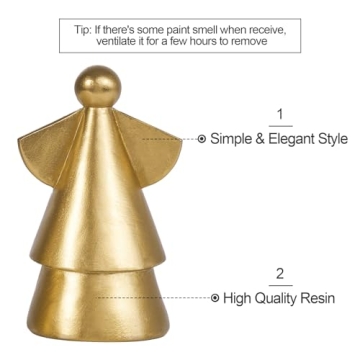 Gold Angel Figurine Set for Every Occasion - DN DECONATION