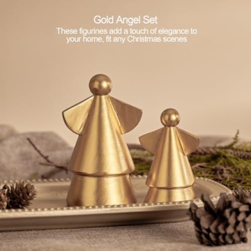 Gold Angel Figurine Set for Every Occasion - DN DECONATION