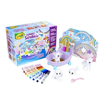 Crayola Scribble Scrubbie Peculiar Pets, Washable Pet Grooming Toy for Kids, Arts & Crafts, Gifts for Girls & Boys, Ages 3, 4, 5