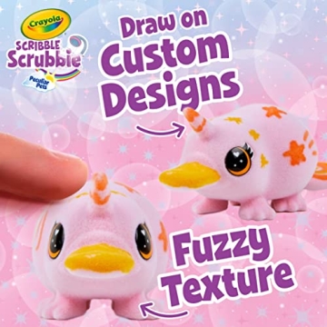Crayola Scribble Scrubbie Peculiar Pets, Washable Pet Grooming Toy for Kids, Arts & Crafts, Gifts for Girls & Boys, Ages 3, 4, 5