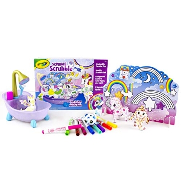 Crayola Scribble Scrubbie Peculiar Pets, Washable Pet Grooming Toy for Kids, Arts & Crafts, Gifts for Girls & Boys, Ages 3, 4, 5