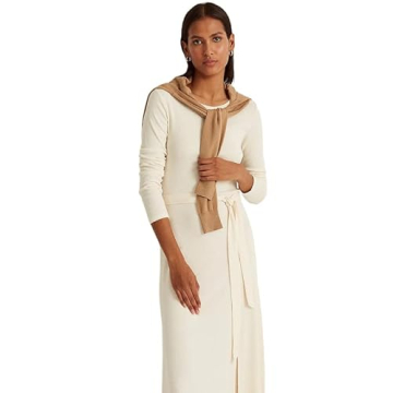 Lauren Ralph Lauren Ribbed Long-Sleeve Dress - Stylish Winter Essential