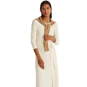 Lauren Ralph Lauren Ribbed Long-Sleeve Dress - Stylish Winter Essential