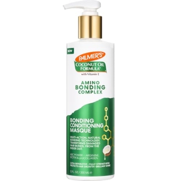 Palmer's Amino Bonding Complex Hair Mask, Intense Conditioning Masque Pack with Coconut Oil & Vitami...