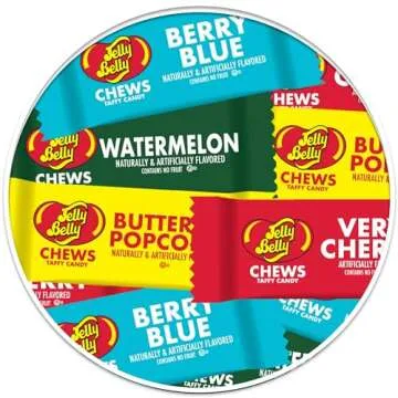 Jelly Belly Chews Taffy Candy 3 Pound Bulk Chews