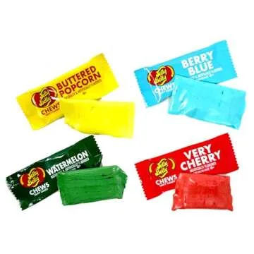 Jelly Belly Chews Taffy Candy 3 Pound Bulk Chews