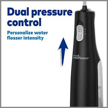 Waterpik Cordless Express Water Flosser, Battery Operated & Portable for Travel & Home, ADA Accepted, Waterproof for Shower Use, Black WF-02, Packaging May Vary