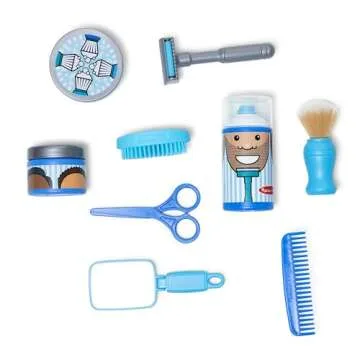 Melissa & Doug Barber Shop Pretend Play Set for Kids