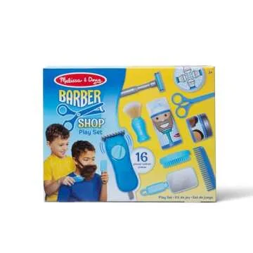 Melissa & Doug Barber Shop Pretend Play Set for Kids