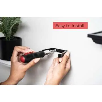 Ninefold Design ​​Small Shelves Set of 3 | 6 in x 4 in | Decorative Mini Shelves| Wall Mounted Shelves for Bathroom, Living Room, Kitchen, Bedroom, and Office