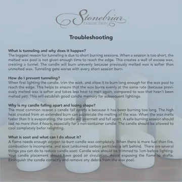 Stonebriar 80 Hour Long Burning Unscented Pillar Candles