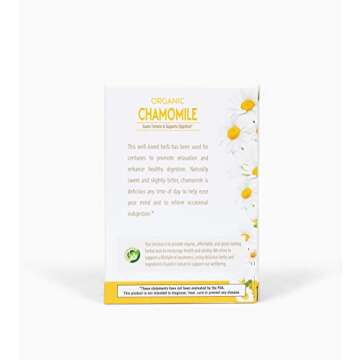 Lifestyle Awareness Organic Chamomile Tea, Caffeine Free, 20 Tea Bags