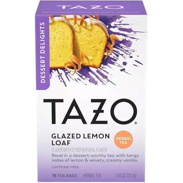 Tazo Dessert Inspired Flavored Tea Variety Bundle - 15 Count