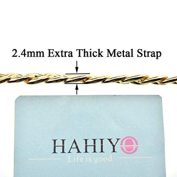 Gold Purse Chain Strap 7.9 Inches Comfortable Stylish Upgrade