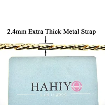 Gold Purse Chain Strap 7.9 Inches Comfortable Stylish Upgrade