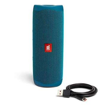 JBL FLIP 5 - Waterproof Portable Bluetooth Speaker Made From 100% Recycled Plastic - Blue