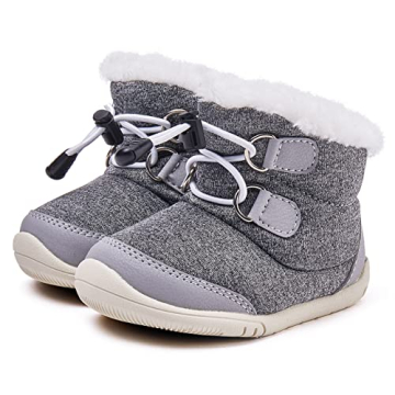 BMCiTYBM Baby Snow Boots - Winter Infant Shoes with Faux Fur
