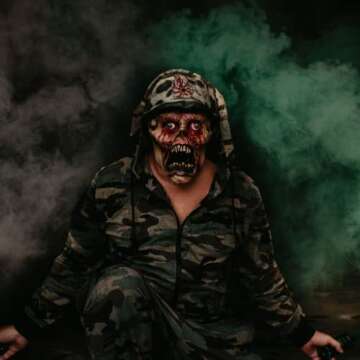 Deja Boo Zombie Halloween Mask (Soldier)