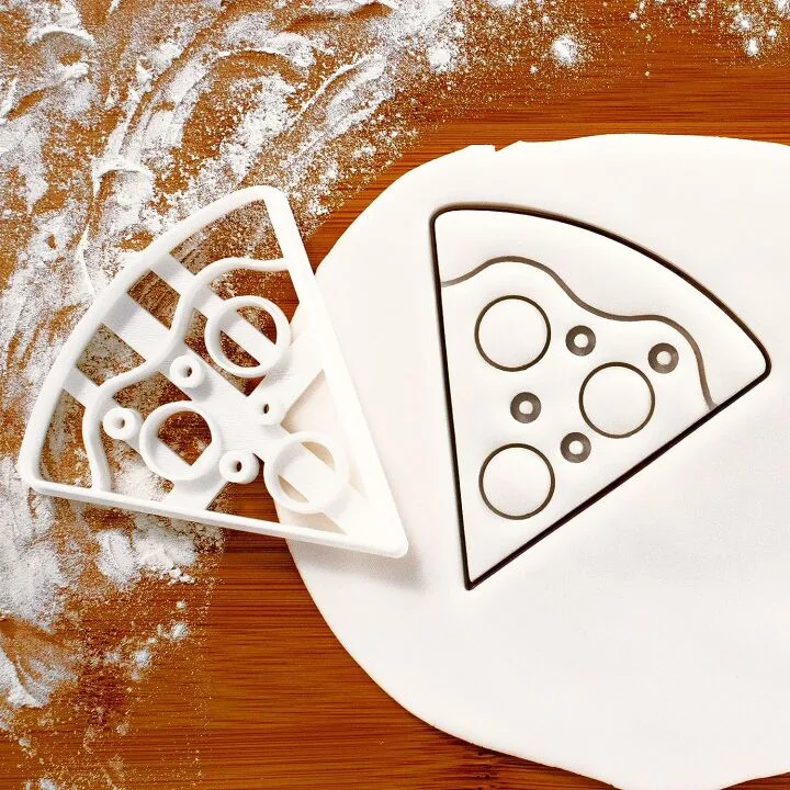 Pizza Cookie Cutter for Fun Baking by Bakerlogy
