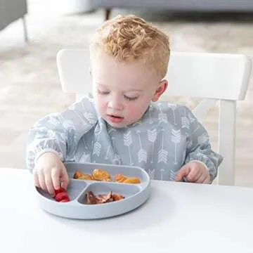 Bumkins Sleeved Bib for Mess-Free Toddler Feeding