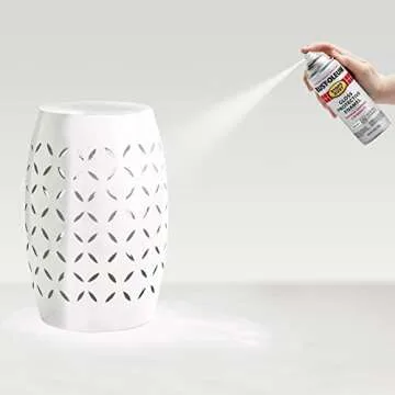 Rust-Oleum 250702 Stops Rust Spray Paint, 12 oz, Gloss Pure White