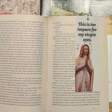 Jnglr 3PCS Funny Bookmarks Set, Book Marks for Reading Book Markers for Women Bookmark Corner Peeking Jesus Bookmark Bookish Book Accessories for Reading Lovers