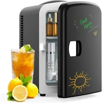 Portable Mini Fridge for Skincare - 4L Cooler
