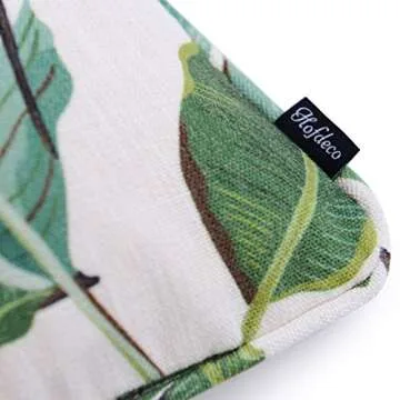 Hofdeco Tropical Pillow Cover Soft Faux Linen 20x20