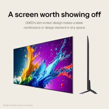 LG 65-Inch QNED80T 4K Smart TV with AI Features