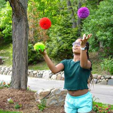 Koosh Mondo Ball, Assorted Colors - Kids Outdoor Toys, Beach Toys, Kids Games, Outdoor Games for Adults and Family, Outdoor Games for Kids, Kids Toys, Fidget Toys for Kids, Ages 3+