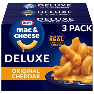 Kraft Deluxe Original Mac & Cheese 3 Pack 14 oz