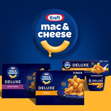 Kraft Deluxe Original Mac & Cheese 3 Pack 14 oz