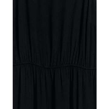 Amazon Essentials Women's Fit and Flare Dress in Black