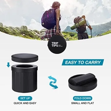 Portable Folding Toilet for Travel Camping and Emergencies