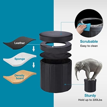 Portable Folding Toilet for Travel Camping and Emergencies