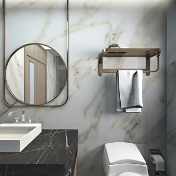 Ekmxmax Marble Granite Contact Paper for Home Décor