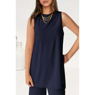 PRETTYGARDEN Women's 2 Piece Lounge Set - Stylish Comfort