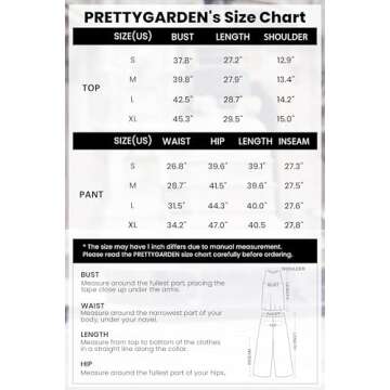 PRETTYGARDEN Women's 2 Piece Lounge Set - Stylish Comfort