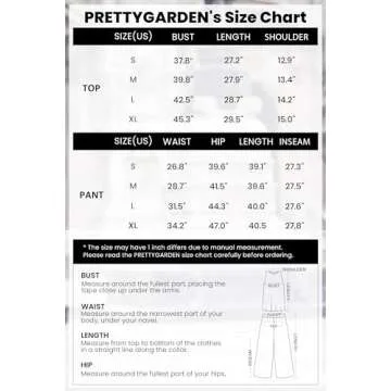 PRETTYGARDEN Women's 2 Piece Lounge Set - Stylish Comfort