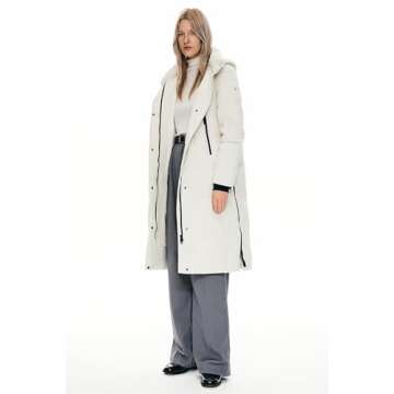Orolay Women's Long Down Jacket - Stylish Winter Coat